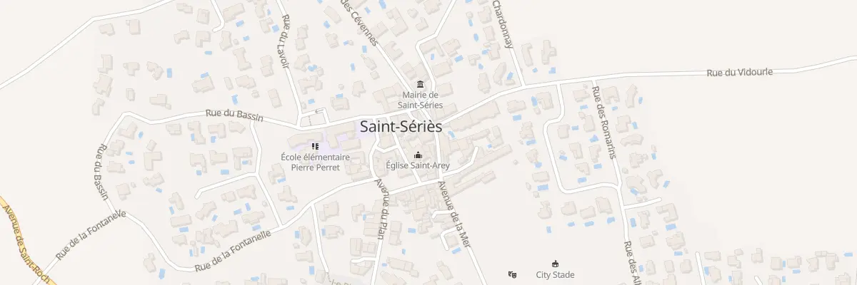 Plan du 55 Av Des Cévennes à Saint-Sériès
