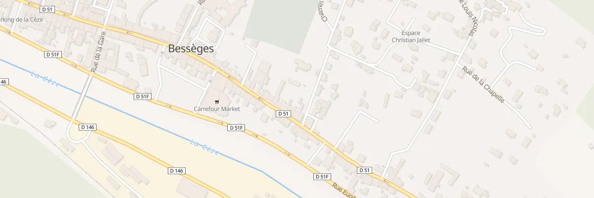 Plan du 56 Rue Albert Chambonnet à Bessèges