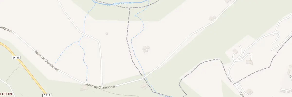Plan du 5154 Plaine de Verlegas à Chambonas