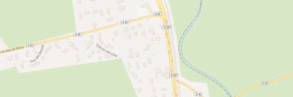 Plan du 165 Che des Lilas à Parigny