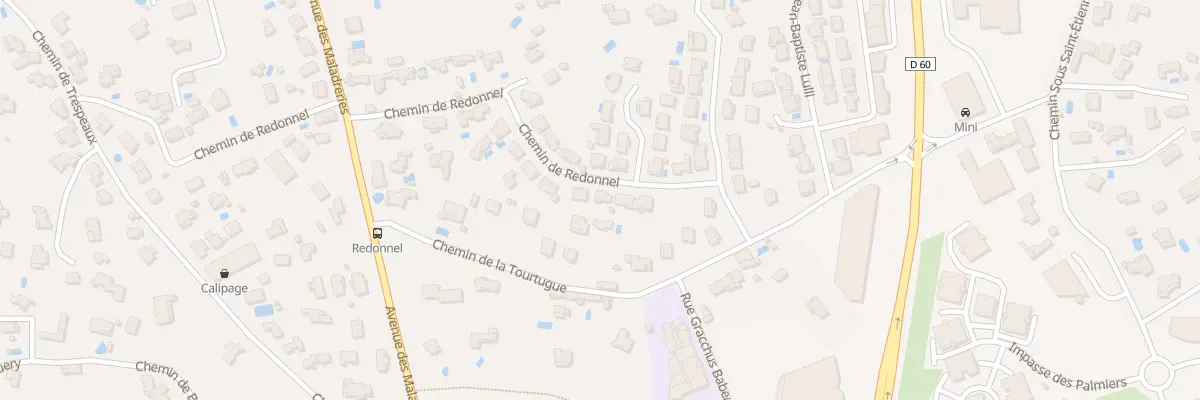 Plan du 526 Che de Redonnel à Alès