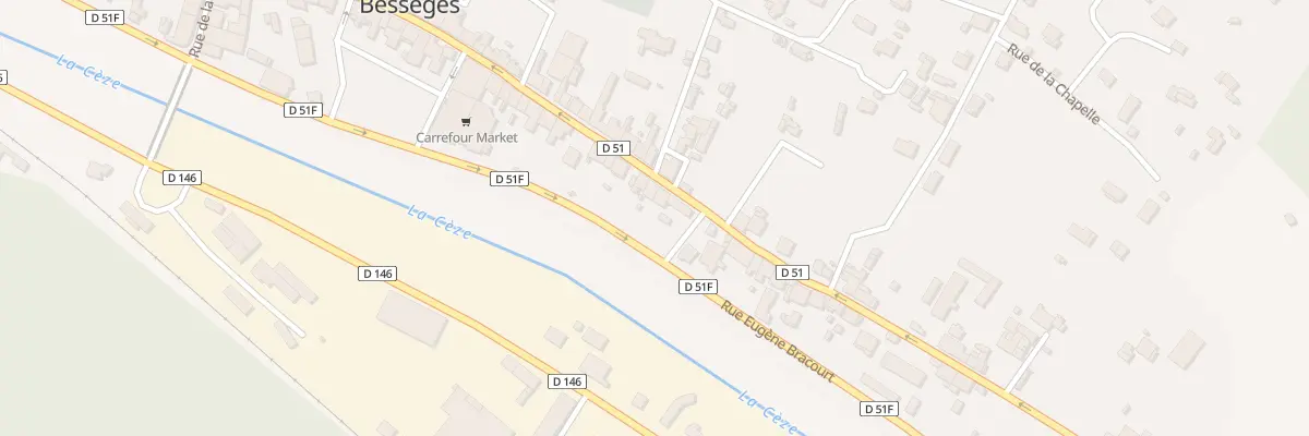 Plan du 57 Rue Albert Chambonnet à Bessèges
