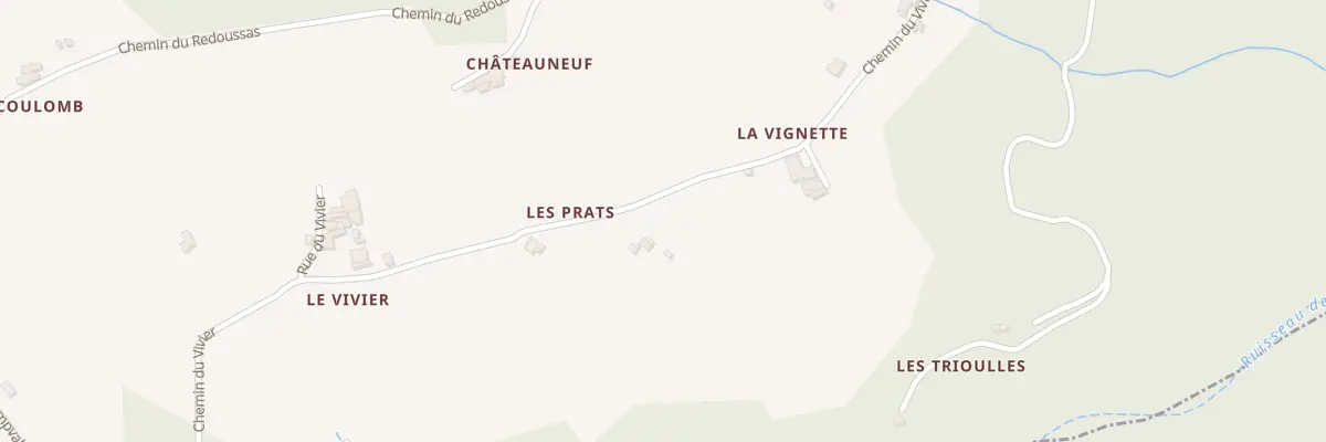 Plan du 754 Che du Vivier aux Salelles