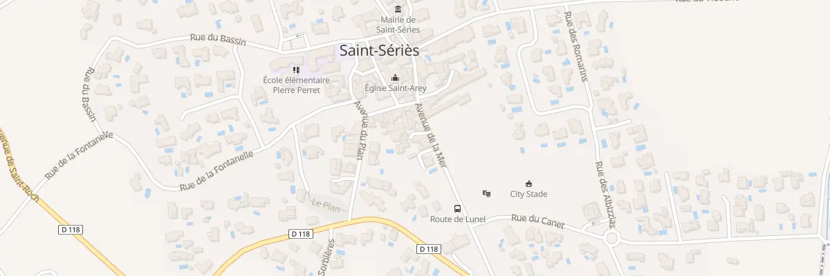 Plan du 40 Av De La Mer à Saint-Sériès