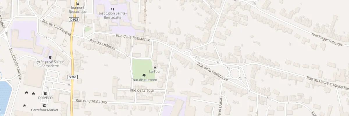 Plan du 285 Rue de la Résistance à Jeumont
