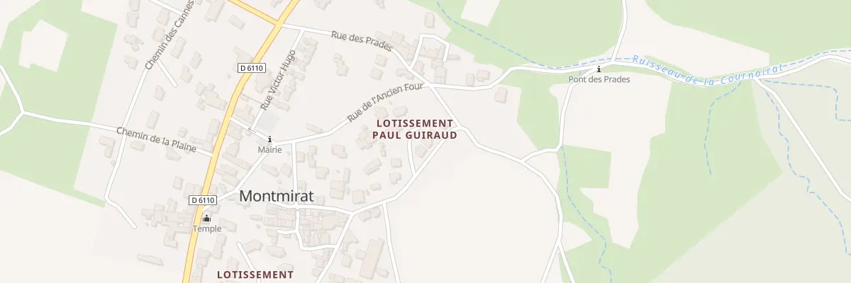 Plan du 11 Lot Paul Guiraud à Montmirat