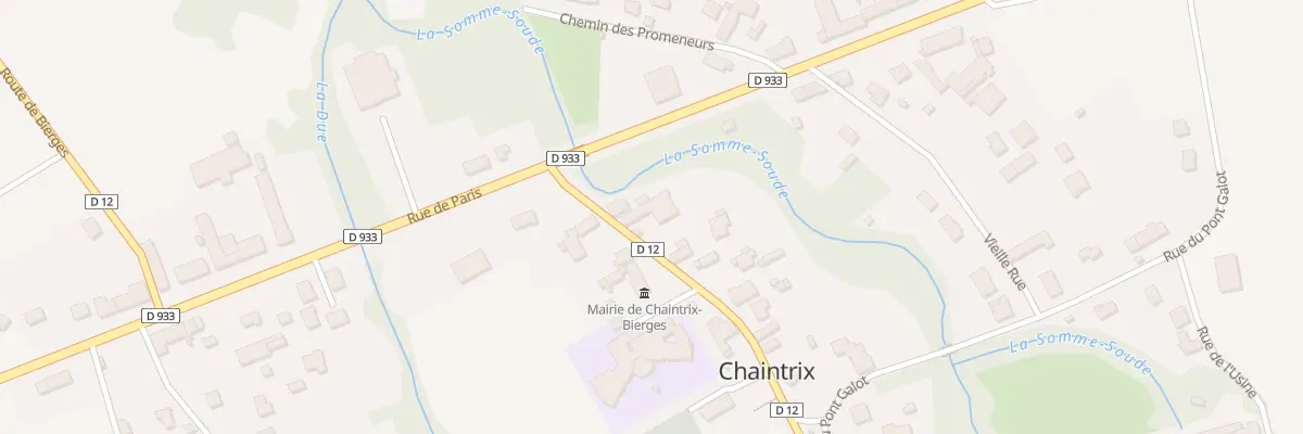 Plan du 3 Rue de Velye à Chaintrix-Bierges