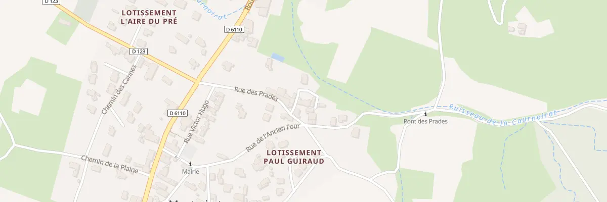 Plan du 5038 La Chapelle et Les Prades à Montmirat