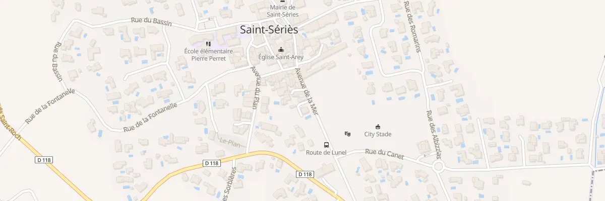 Plan du 54 Av De La Mer à Saint-Sériès