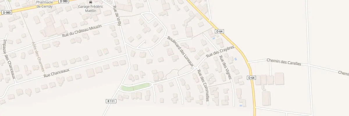 Plan du 11 Bd des Loreaux à Châlons-sur-Vesle