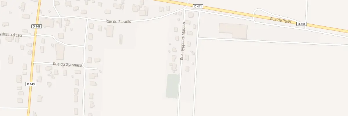 Plan du 9 Rue Hypollite Masson à Villette-sur-Aube