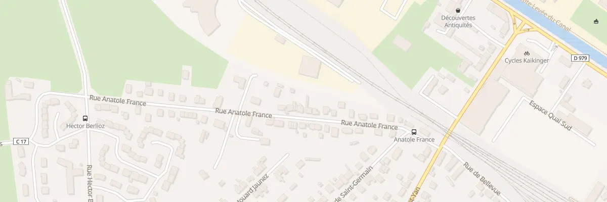Plan du 18 Rue Anatole France à Paray-le-Monial