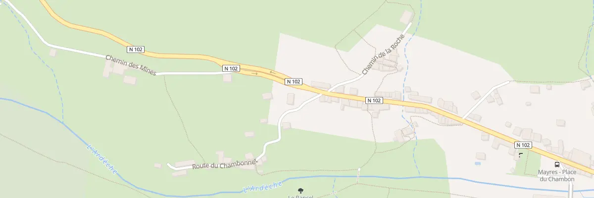 Plan du 555 Rte du Puy-En-Vey à Mayres