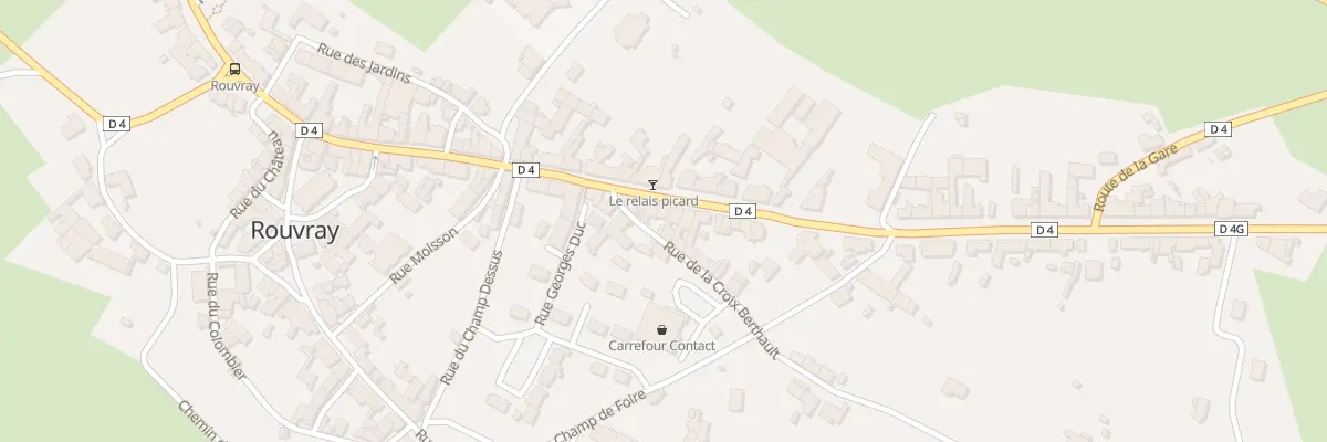 Plan du 62 Rue du Général Leclerc à Rouvray