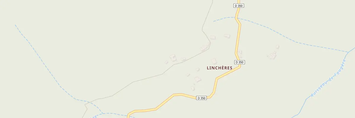 Plan du 5002 Lincheres Est à Saint-Pierre-Saint-Jean