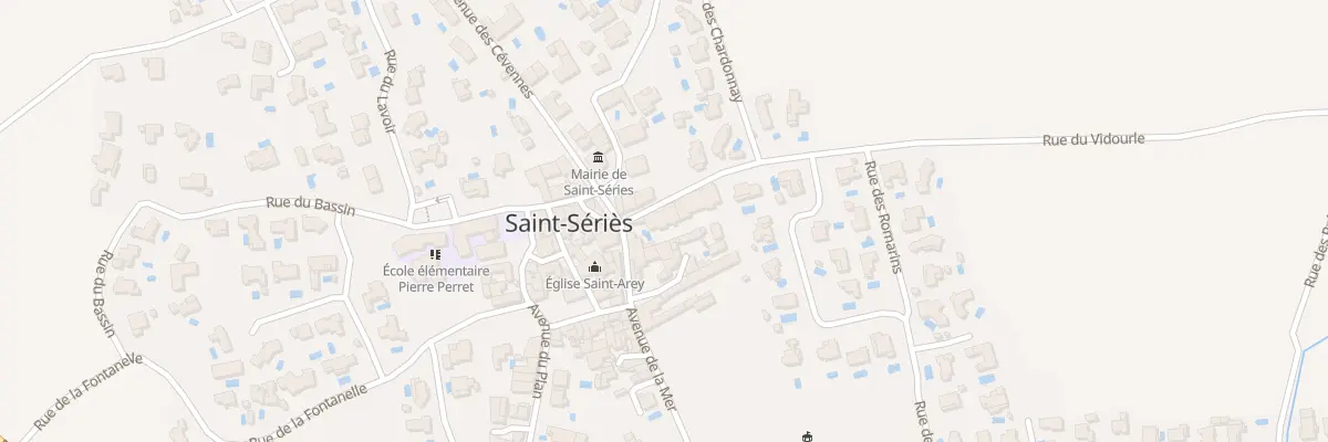 Plan du 22 Rue Du Vidourle à Saint-Sériès
