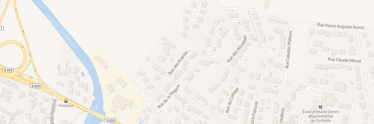 Plan du 20 Rue de la Nagere à Saint-Parres-aux-Tertres