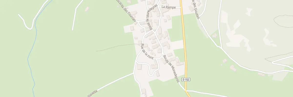 Plan du 5119 Monedeyres à Queyrières