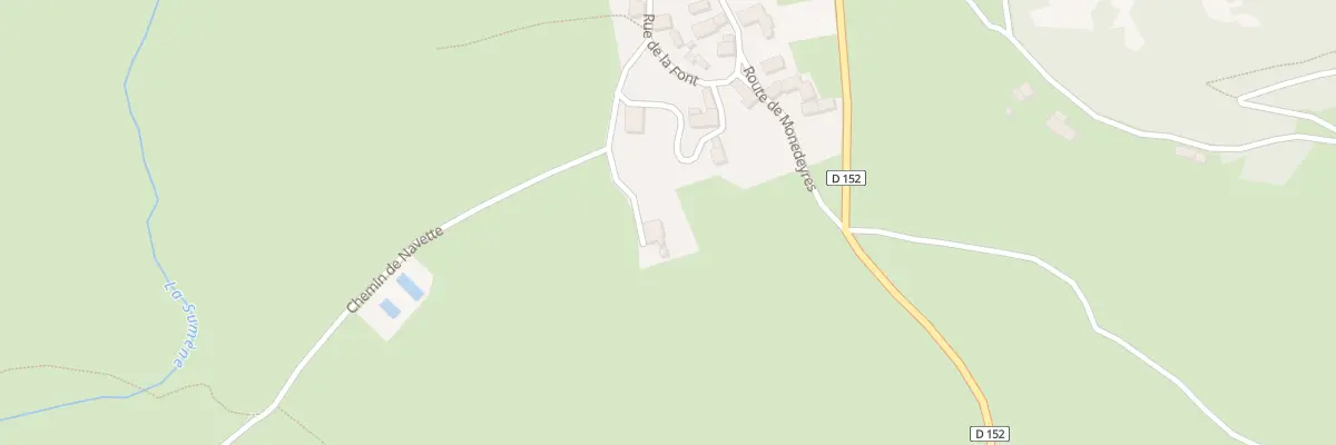 Plan du 5089 Monedeyres à Queyrières