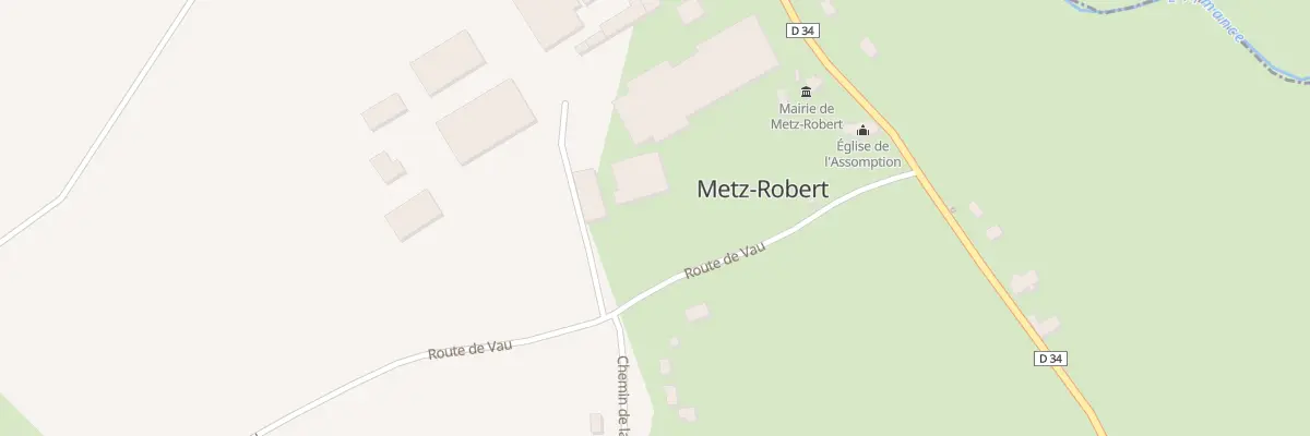 Plan du 4 Rte de Vau à Metz-Robert