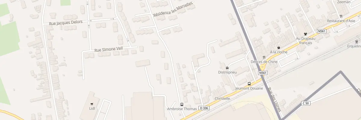 Plan du 131 Rue Ambroise Thomas à Jeumont