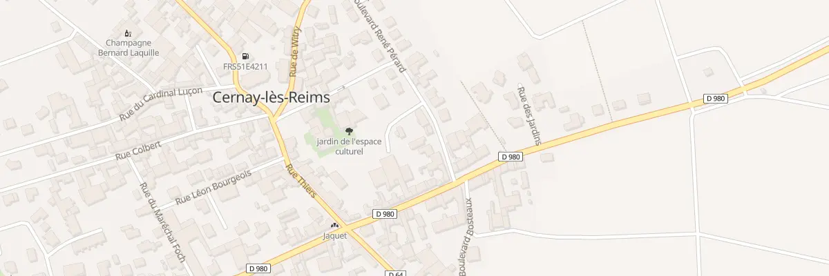 Plan du 5 Bd Perard Rene à Cernay-lès-Reims