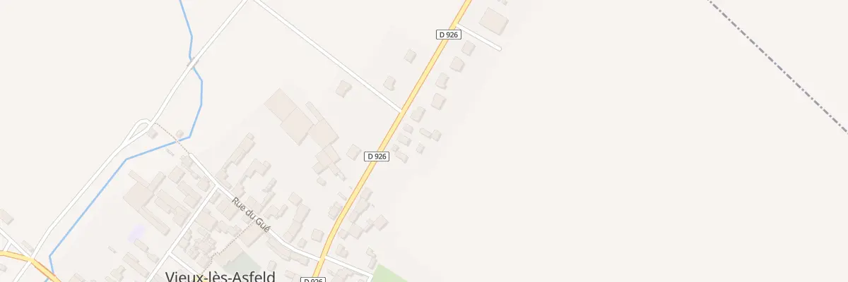 Plan du 38 Rue d’Ecry à Vieux-lès-Asfeld