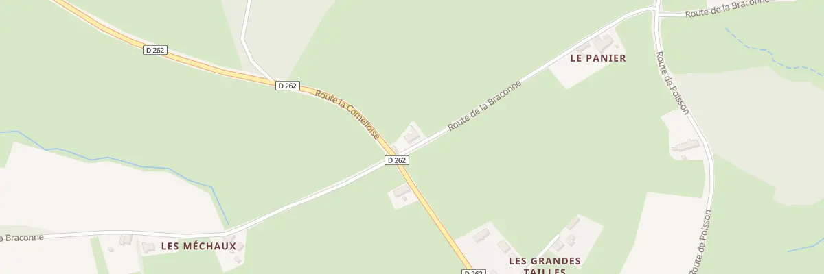 Plan du 5047 Les Mechaux à La Comelle