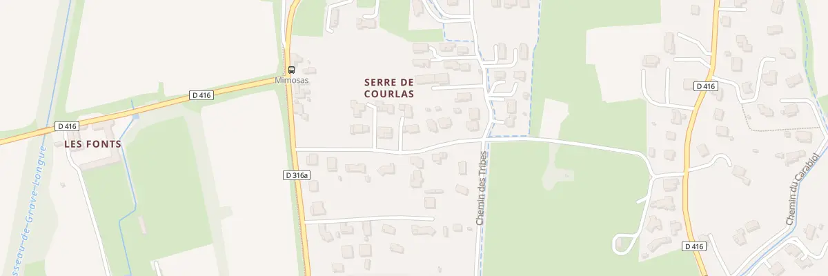 Plan du 155 Che du Serre de Courlas à Saint-Julien-les-Rosiers