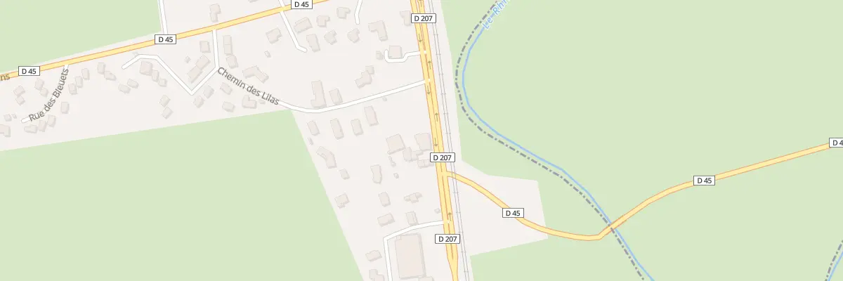 Plan du 172 Rte Bleue à Parigny
