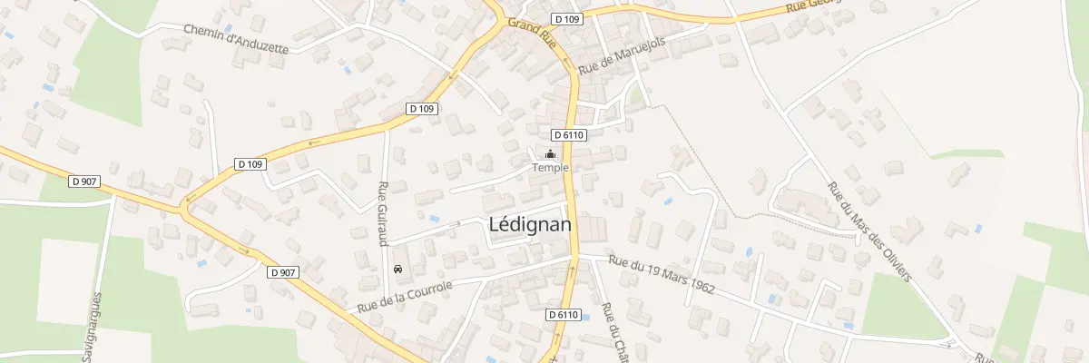 Plan du 38 Gr Grand Rue à Lédignan