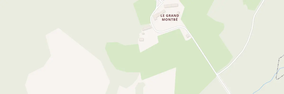 Plan du 104A Le Grand Montbe à Gouloux