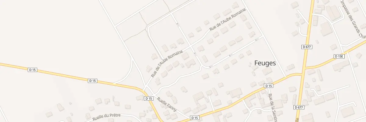 Plan du 10 Rue de l’Aube Romaine à Feuges