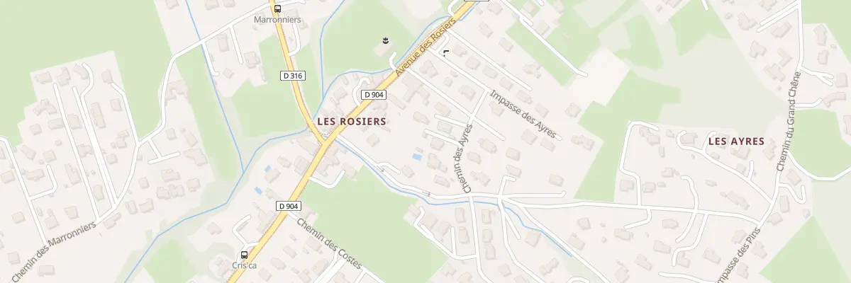 Plan du 170 Che des Ayres à Saint-Julien-les-Rosiers