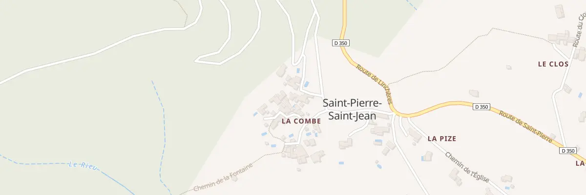 Plan du 5231 La Combe à Saint-Pierre-Saint-Jean