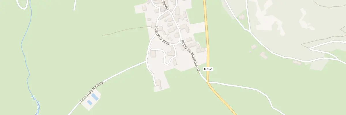 Plan du 5113 Monedeyres à Queyrières