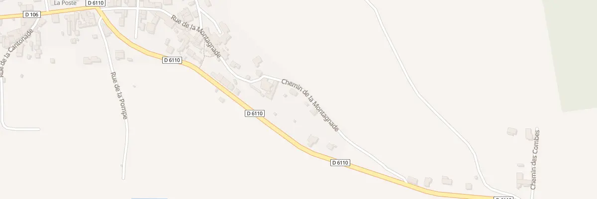 Plan du 164 Che de la Montagnade à Ribaute-les-Tavernes
