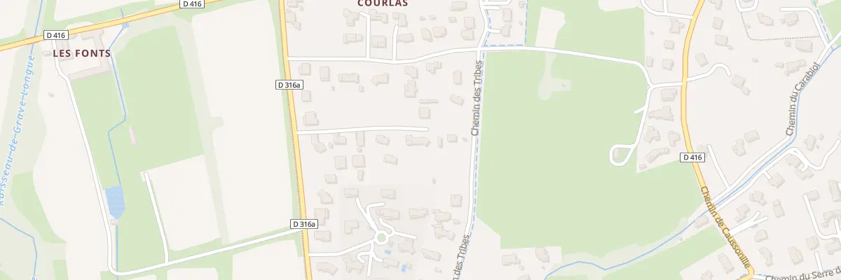 Plan du 930E Av des Mimosas à Saint-Julien-les-Rosiers