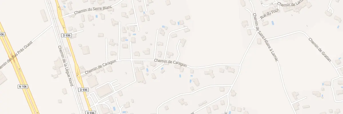 Plan du 275 Che de Caragon à Saint-Hilaire-de-Brethmas