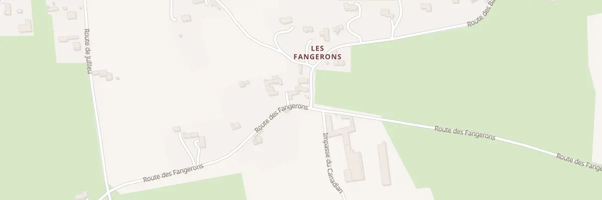 Plan du 361 Rte des Fangerons à Saint-Étienne-le-Molard
