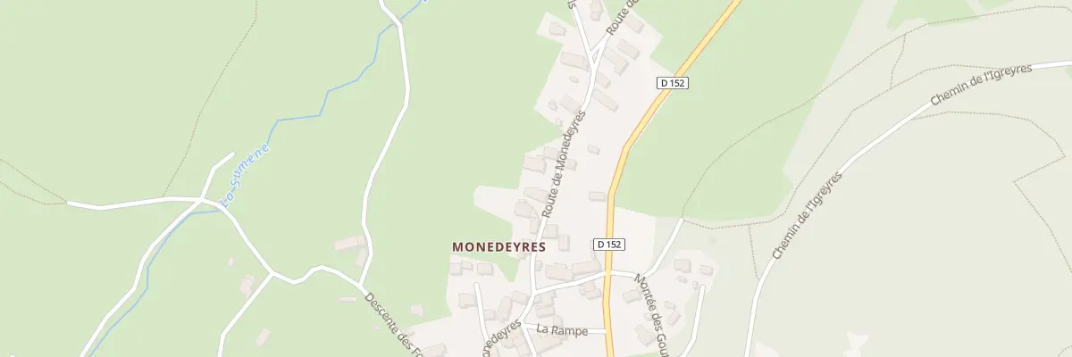 Plan du 5141 Monedeyres à Queyrières