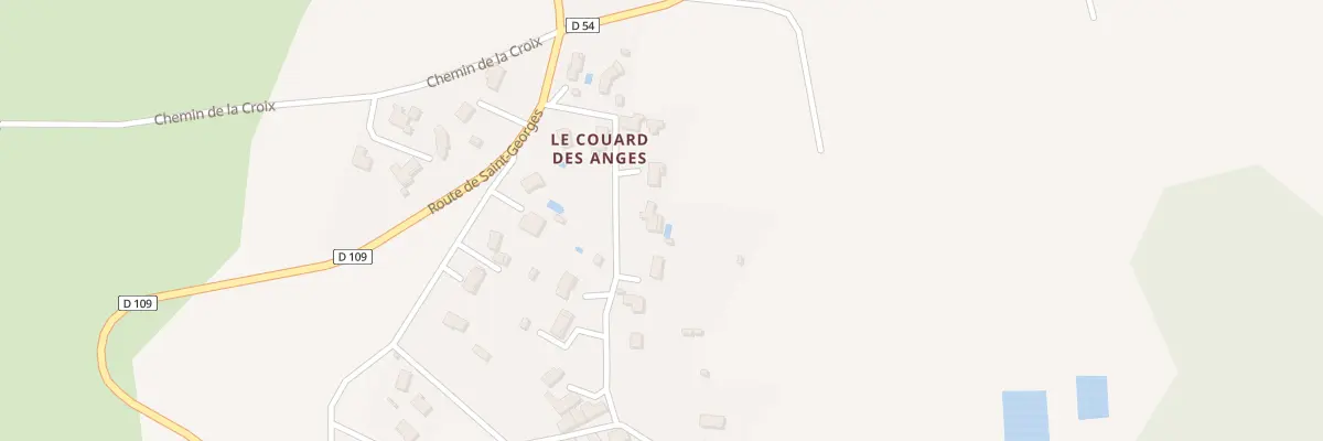 Plan du 542 Rue du Couhard des Anges à Boisset-Saint-Priest
