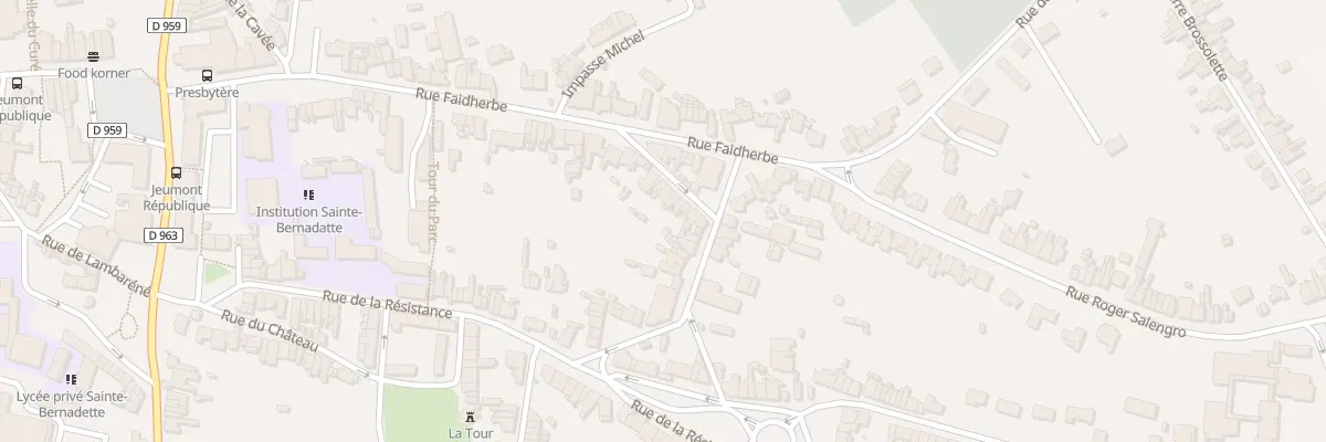Plan du 45 Rue du Bouquet des Champs à Jeumont