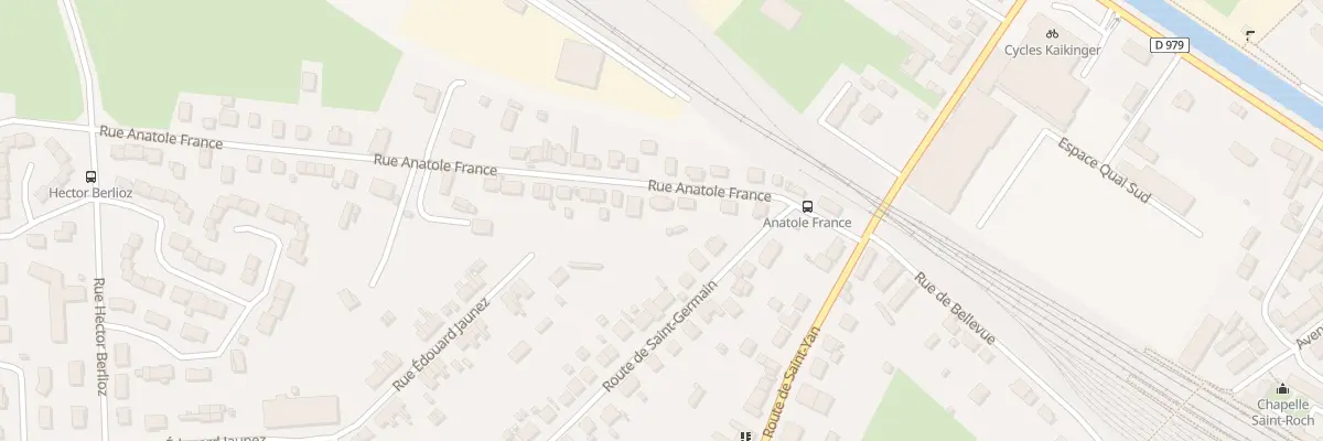 Plan du 3 Rue Anatole France à Paray-le-Monial