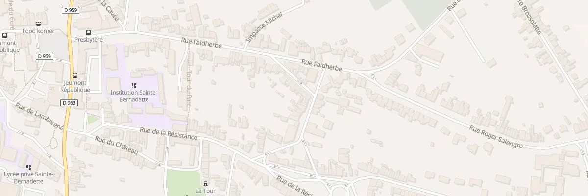 Plan du 53 Rue du Bouquet des Champs à Jeumont