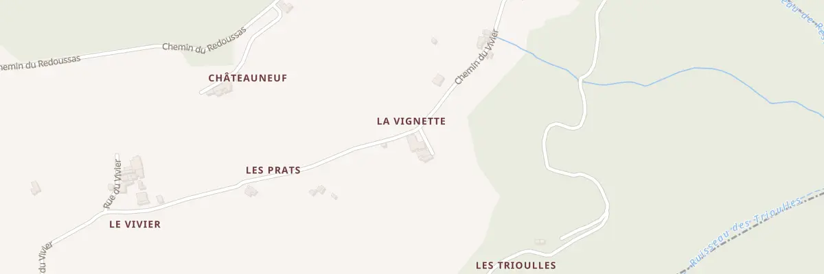 Plan du 5021 Vignette aux Salelles