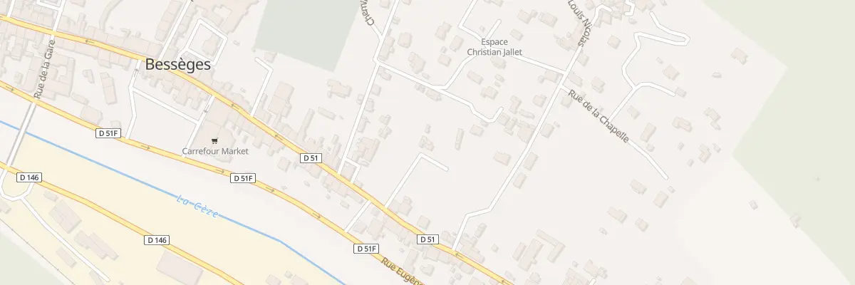 Plan du 73 Che de la Sauvegarde à Bessèges