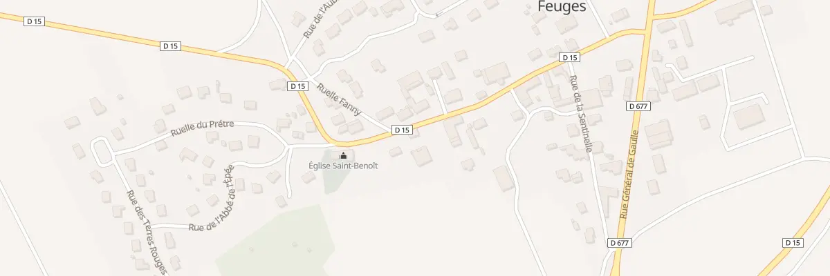Plan du 4 Rue de l’Eglise à Feuges