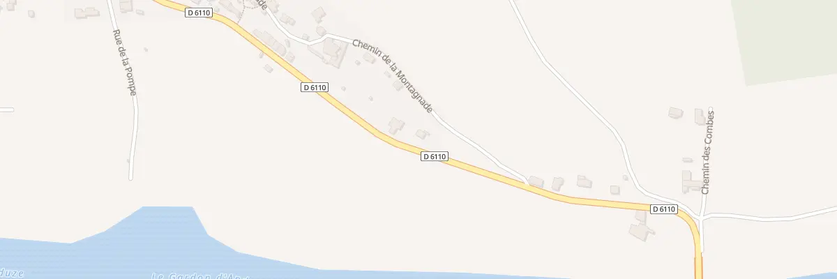 Plan du 250 Che de la Montagnade à Ribaute-les-Tavernes