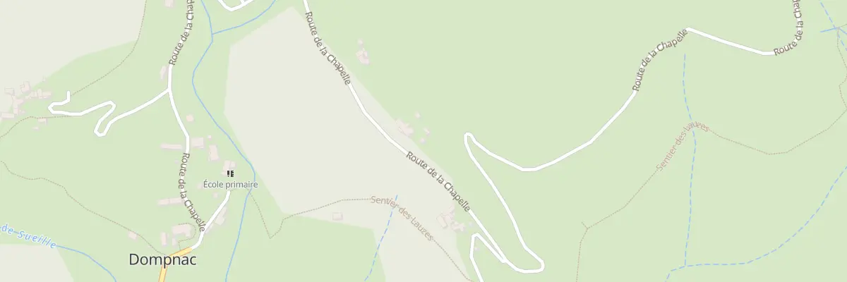 Plan du 6003 Cote du Chambon à Dompnac